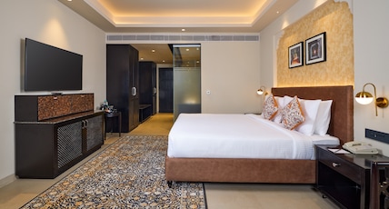 Pride Amber Vilas Resort & Convention Centre Room Type - Premium King Room With Balcony Pride Amber Vilas Resort & Convention Centre Room Type - Premium King Room With Balcony