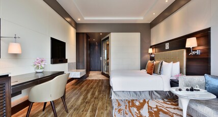 Taj Agra Room Type - Deluxe Room with Bathtub, King Bed