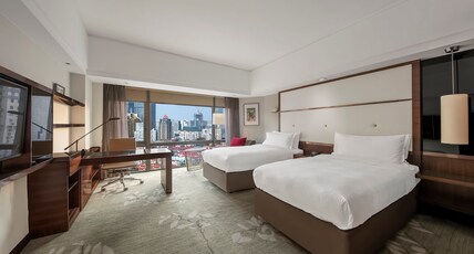 InterContinental Shanghai Pudong Hotel Room Type - 2 Twin Classic City View High Floor