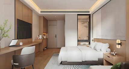 Sunday Hotel by CheckIn Greater Noida West Room Type - Deluxe King Room