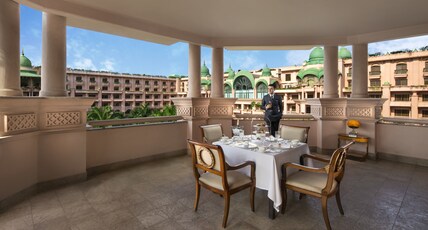 The Leela Palace Bengaluru Room Type - Turret Suite with Kitchenette, BMW Airport Transfers and Cocktail hours