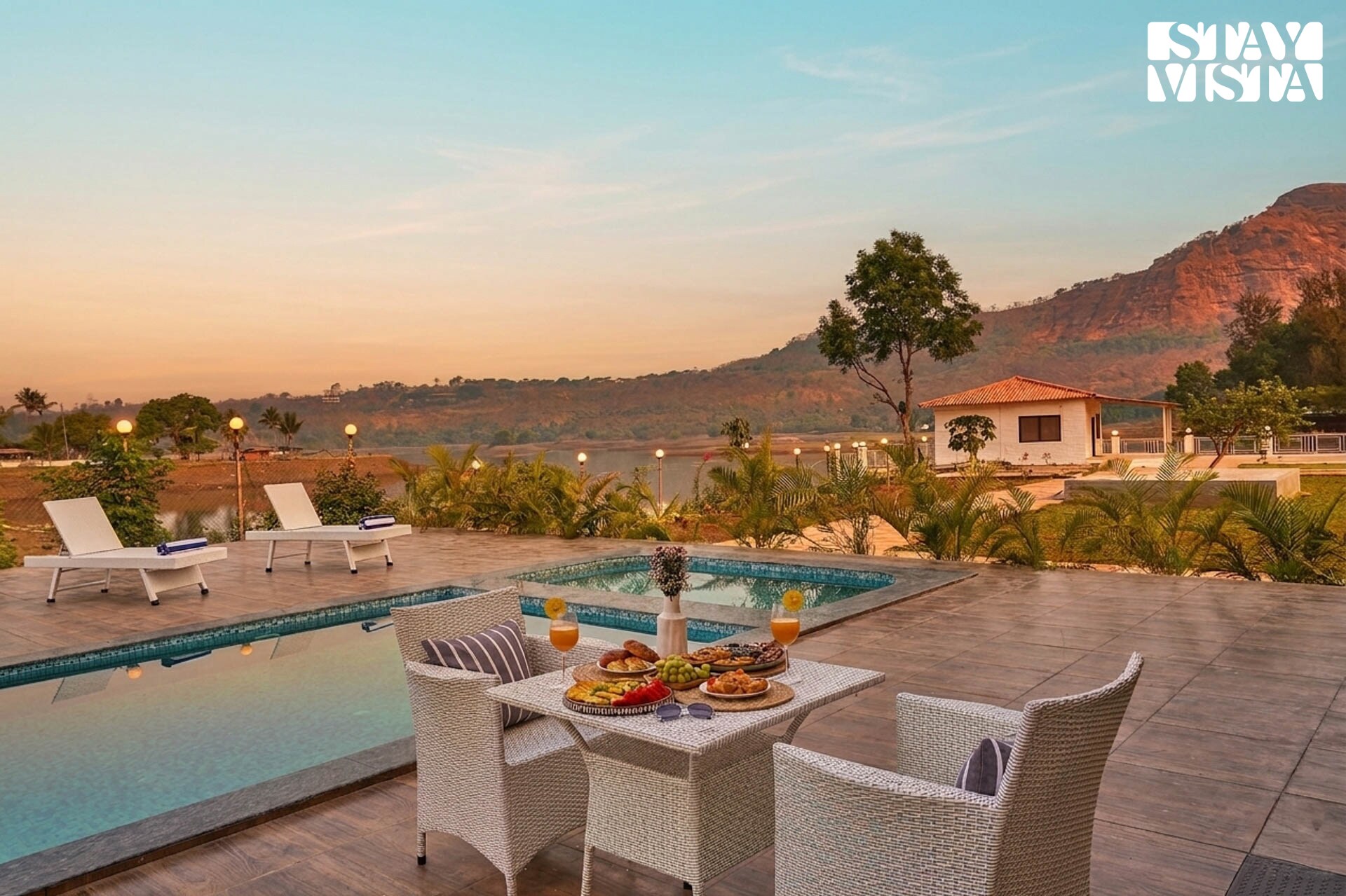 StayVista at Sarovar Farms - Tap to explore photos