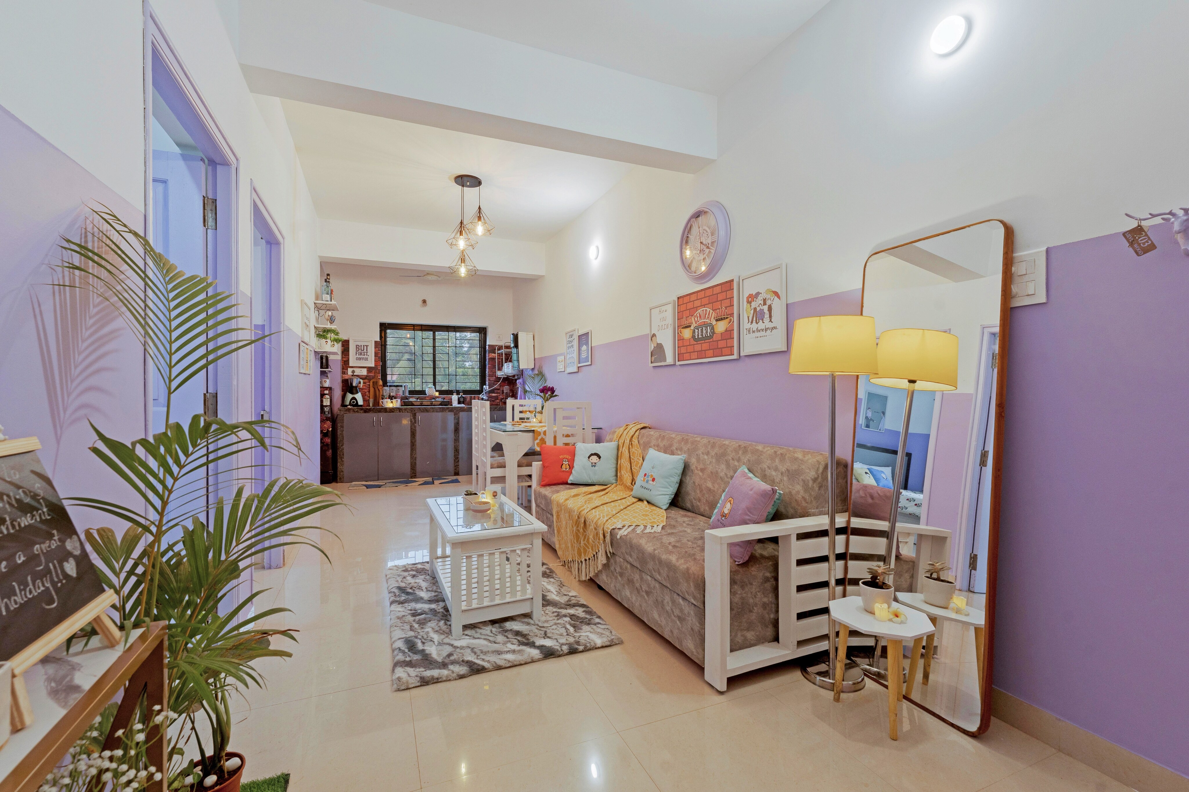 Friends TV show experience stay / 2-BHK / Siolim - Tap to explore photos