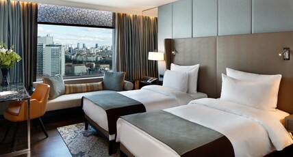 The Marmara Taksim Room Type - Deluxe Double or Twin Room with City View The Marmara Taksim Room Type - Deluxe Double or Twin Room with City View
