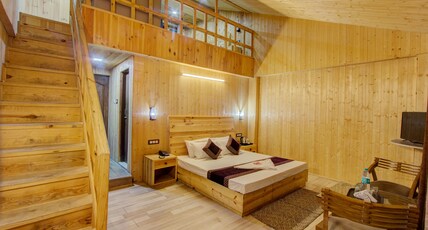 Hotel Japika inn by Hazel Hotels (2 mins Walking to Hadimba Temple) Room Type - Duplex (With Mountain view and Private Balcony) Hotel Japika inn by Hazel Hotels (2 mins Walking to Hadimba Temple) Room Type - Duplex (With Mountain view and Private Balcony)