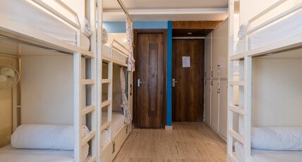 Moustache Rishikesh Luxuria | Hostel & Rooftop Bar Room Type - AC 6 Bed Mixed Ensuite