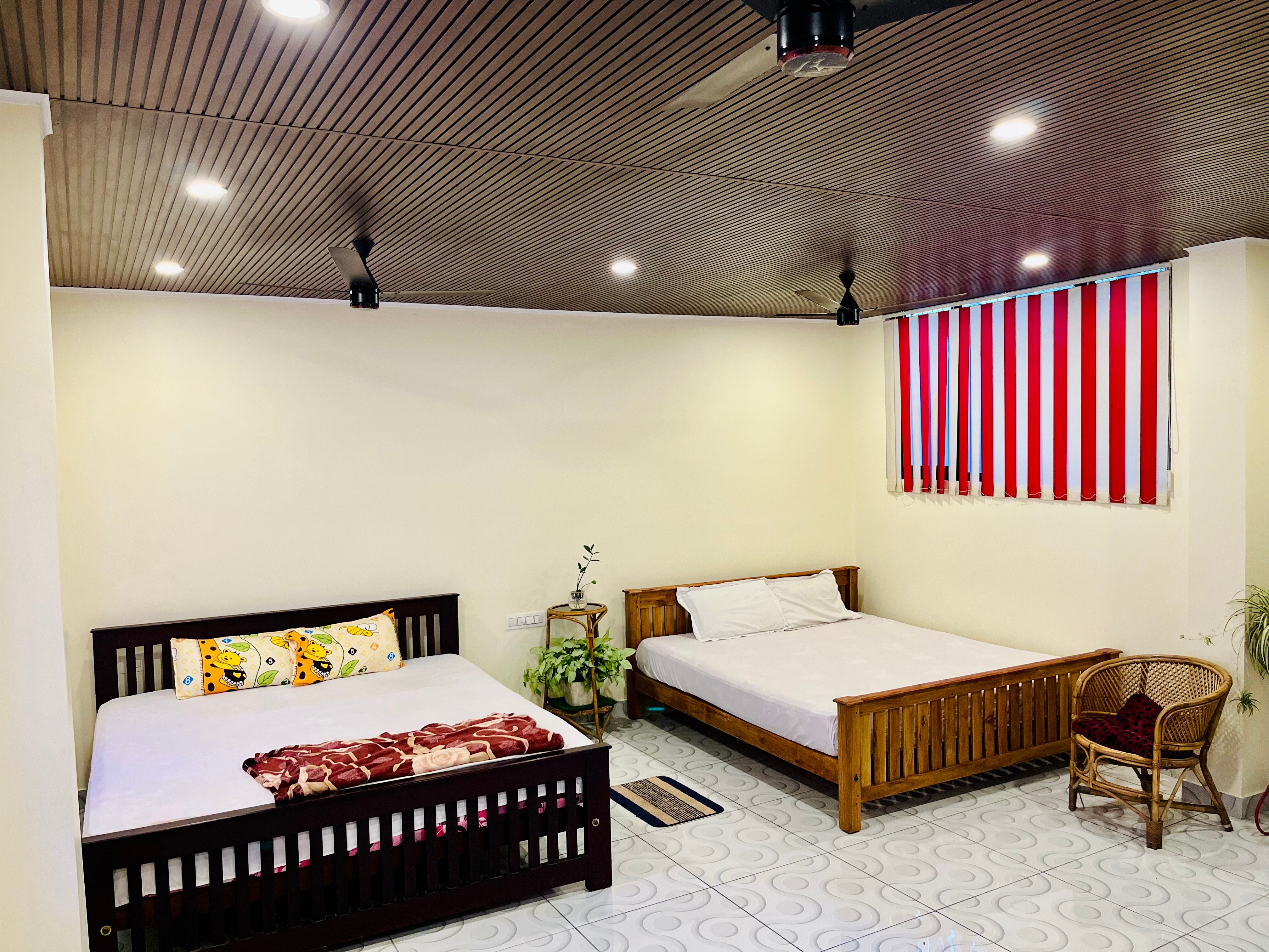 Cozy AC Room with Balcony - Tap to explore photos