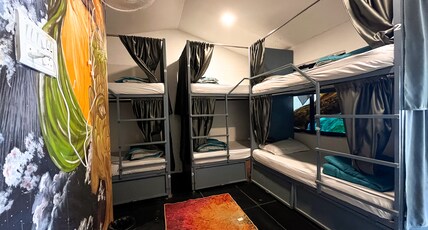 12 Monks Hostel Arambol Goa Room Type - Bed in 6 bed mixed ac dorm