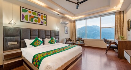 Treebo Premium Tranquil Inn Room Type - Deluxe Room With Mountain View