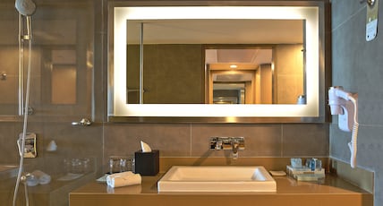 NOVOTEL Ahmedabad Room Type - Pet Friendly Studio Suite with Living-cum-bedroom, Kitchenette and Premier Lounge access NOVOTEL Ahmedabad Room Type - Pet Friendly Studio Suite with Living-cum-bedroom, Kitchenette and Premier Lounge access
