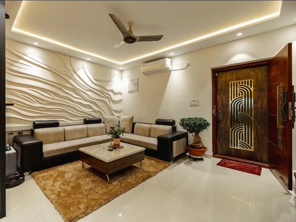 Premium 3BHK flat near Novotel Hitex - Tap to explore photos