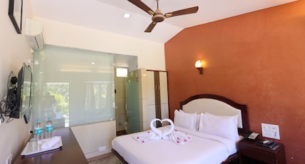 King Garden Resort (Pure Veg) Room Type - Prince Room with Sitout (Garden Facing) King Garden Resort (Pure Veg) Room Type - Prince Room with Sitout (Garden Facing)