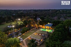 StayVista at Kaimalgarh Aravalli Estate with Pool & Lake view