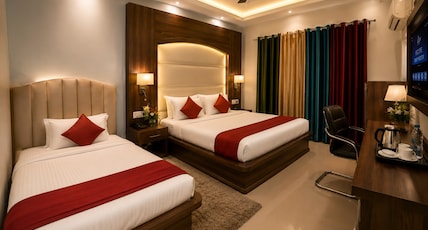 K S International (Opposite katra Railway station) Room Type - Triple Bed Room with Early Check In @ 5 Am (Subject to Availability) K S International (Opposite katra Railway station) Room Type - Triple Bed Room with Early Check In @ 5 Am (Subject to Availability)