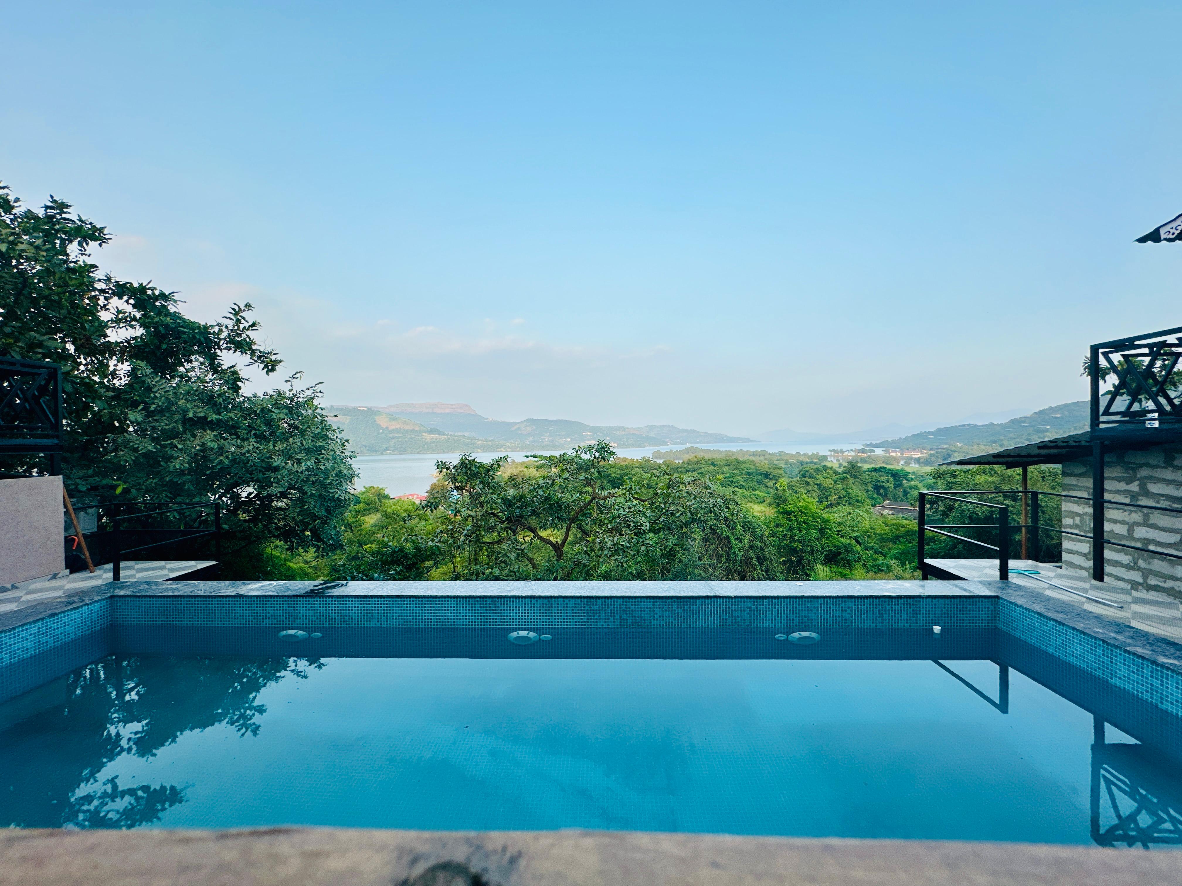 The Garnet Lake View 5BHK Pawna Lake - Tap to explore photos