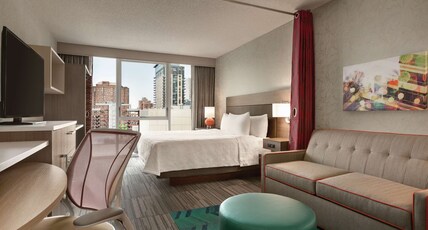 Home2 Suites by Hilton Chicago River North Room Type - 1KNG STUDIO STE CITY VIEW