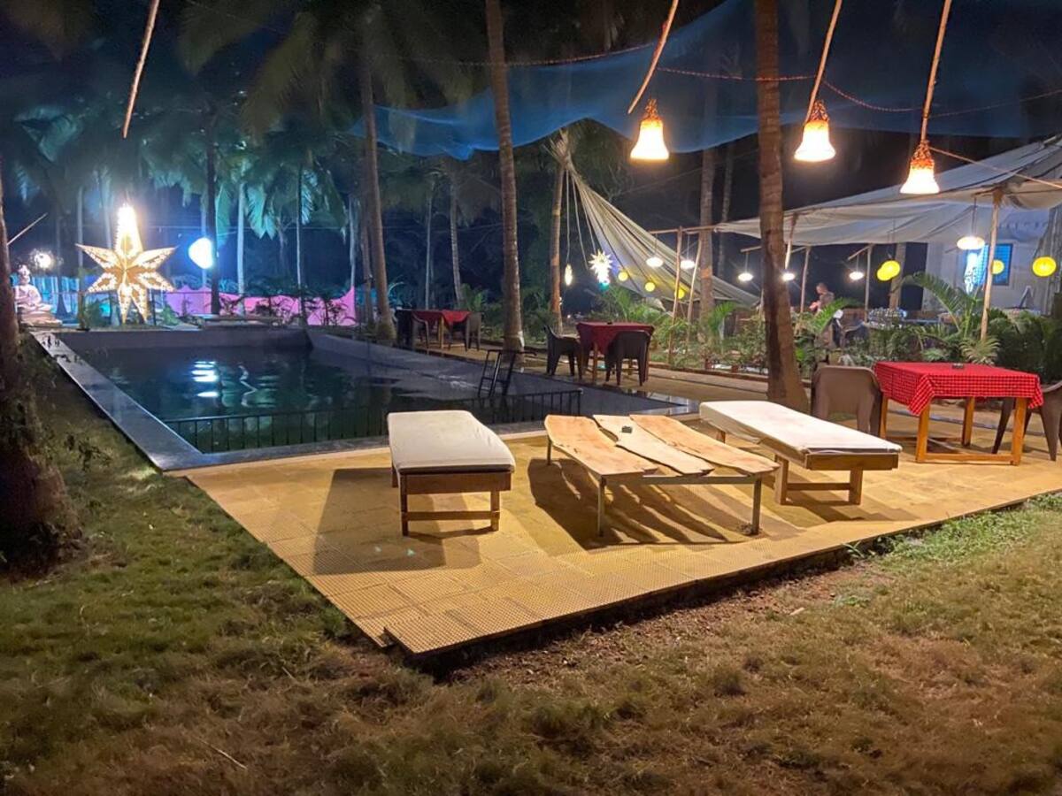 Outdoor seating area