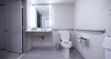 Holiday Inn Express Hotel & Suites Frackville Room Type - 1 King Stndrd Comm Mobil Acc Trnsfr Shwr