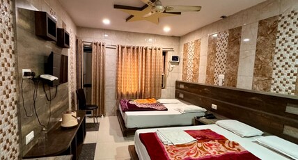 Hotel Satyam Ajmer- Just 50 Meters from Ajmer Sharif. Room Type - Four Bed Non AC