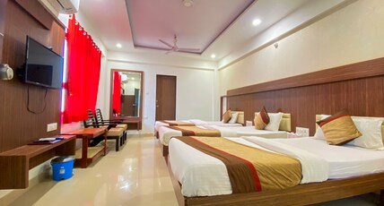 Hotel Gomti Room Type - 3 Bedded AC Family Room (Price is for 3 Adults)