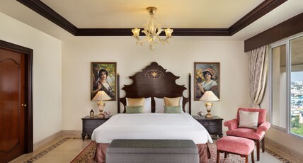 Taj Krishna, Hyderabad Room Type - Presidential Suite 1 Bedroom Lake View with Jacuzzi private plunge pool and balcony and one way airp Taj Krishna, Hyderabad Room Type - Presidential Suite 1 Bedroom Lake View with Jacuzzi private plunge pool and balcony and one way airp