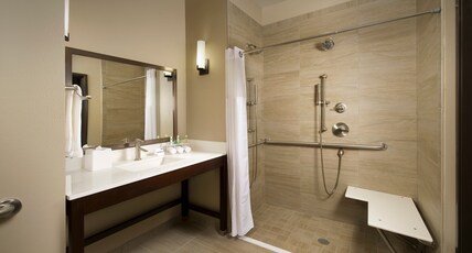 Holiday Inn Express Hotel & Suites Waco South Room Type - 2 Single Suite Mobil Acc Roll In Shwr