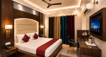 K S International (Opposite katra Railway station) Room Type - Double Bed Room with Early Check In @ 5 Am (Subject to Availability) K S International (Opposite katra Railway station) Room Type - Double Bed Room with Early Check In @ 5 Am (Subject to Availability)