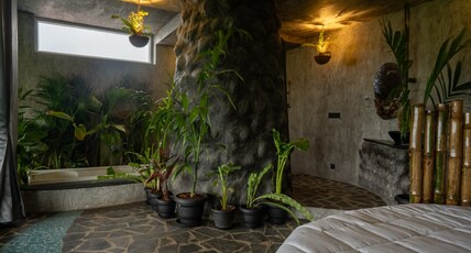 Nomads Resort Luxury Bathtub Suits and Private Pool Room Type - Forest Themed Room with Bathtub