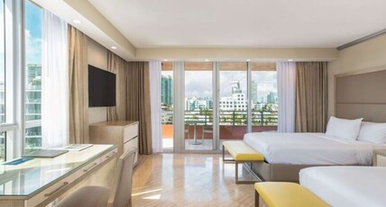 Hilton Bentley Miami/South Beach Room Type - 2 DOUBLE STUDIO CITY VIEW
