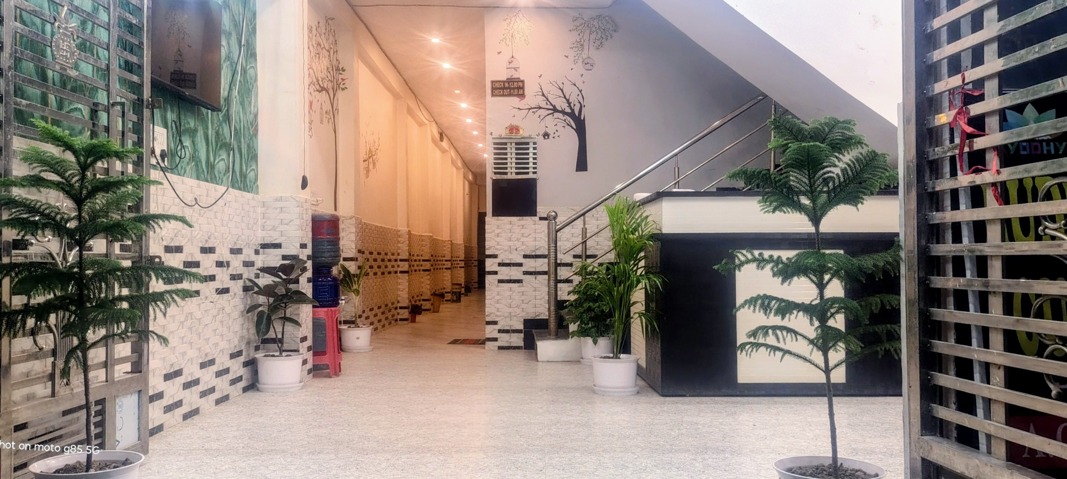Rudra Prabha Guest House in front of Ram Mandir Gate - Tap to explore photos