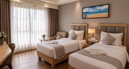 The Sea Valley Heights Puri Room Type - Comfort Heaven Twin Room