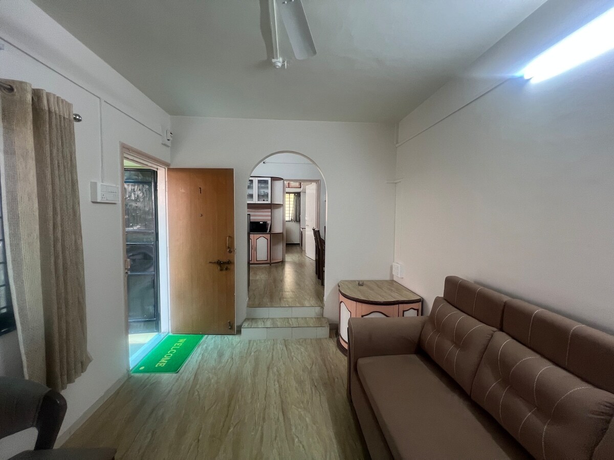 My Second Home At Nashik Garden Flat AC Bedrooms - Tap to explore photos