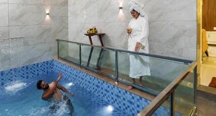 Eden Woods Room Type - Enchanted Heaven (Pool Villa) (Kids Below 12 Years are strictly not allowed) Eden Woods Room Type - Enchanted Heaven (Pool Villa) (Kids Below 12 Years are strictly not allowed)