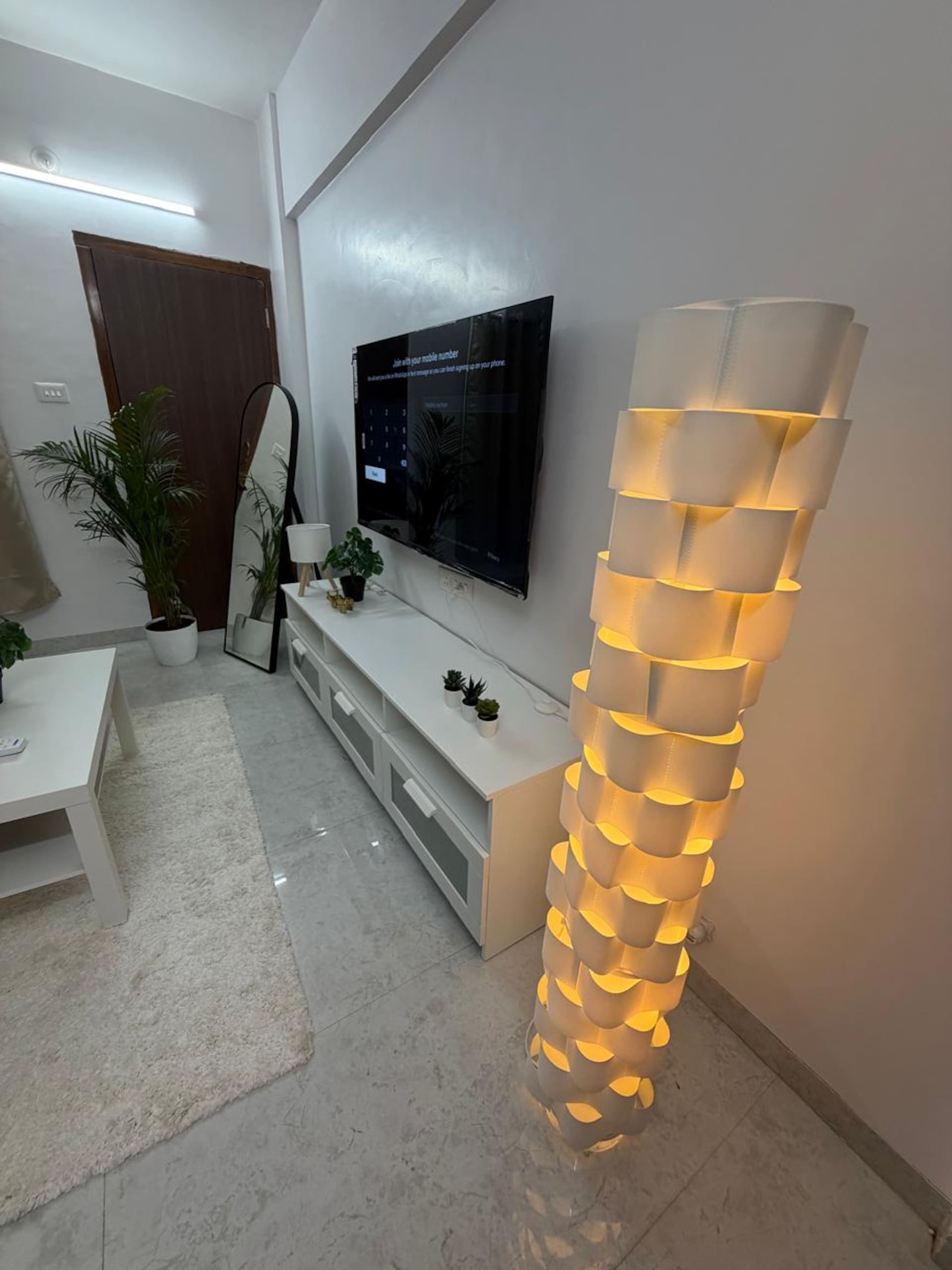 301 Elegant 1BHK Lux Stay Viman Nagar 55Inch TV - Tap to explore photos