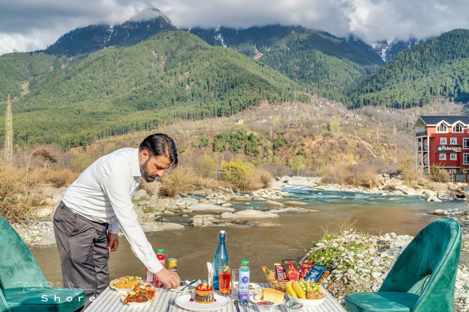 The Pahalgam Shore - Tap to explore photos