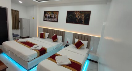Hotel Rk Residency Room Type - Luxury triple bed