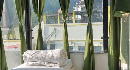 Shiv Shakti Hostel | Rooms & Dorms Room Type - Deluxe with Ganga View 5 Bed AC Dorm