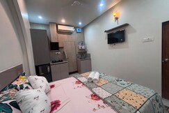 Rooms of Krishna guest house 700 meter away from Rammandir