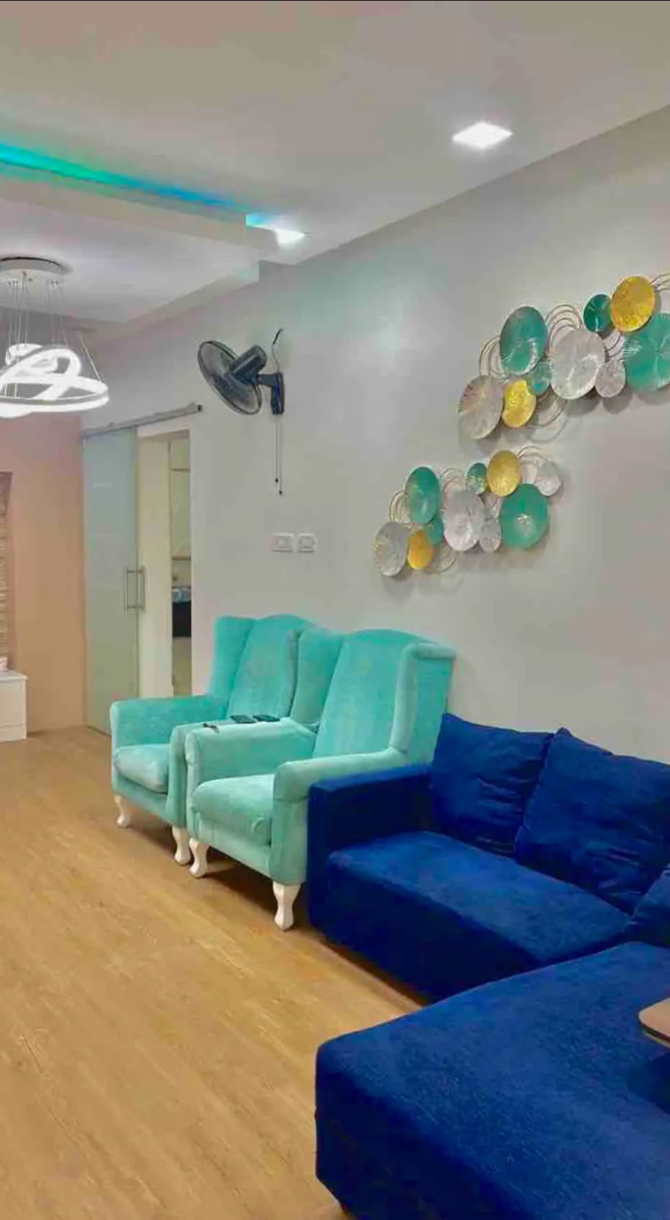 Classic Grey 3BHK Fully Furnished Home - Tap to explore photos