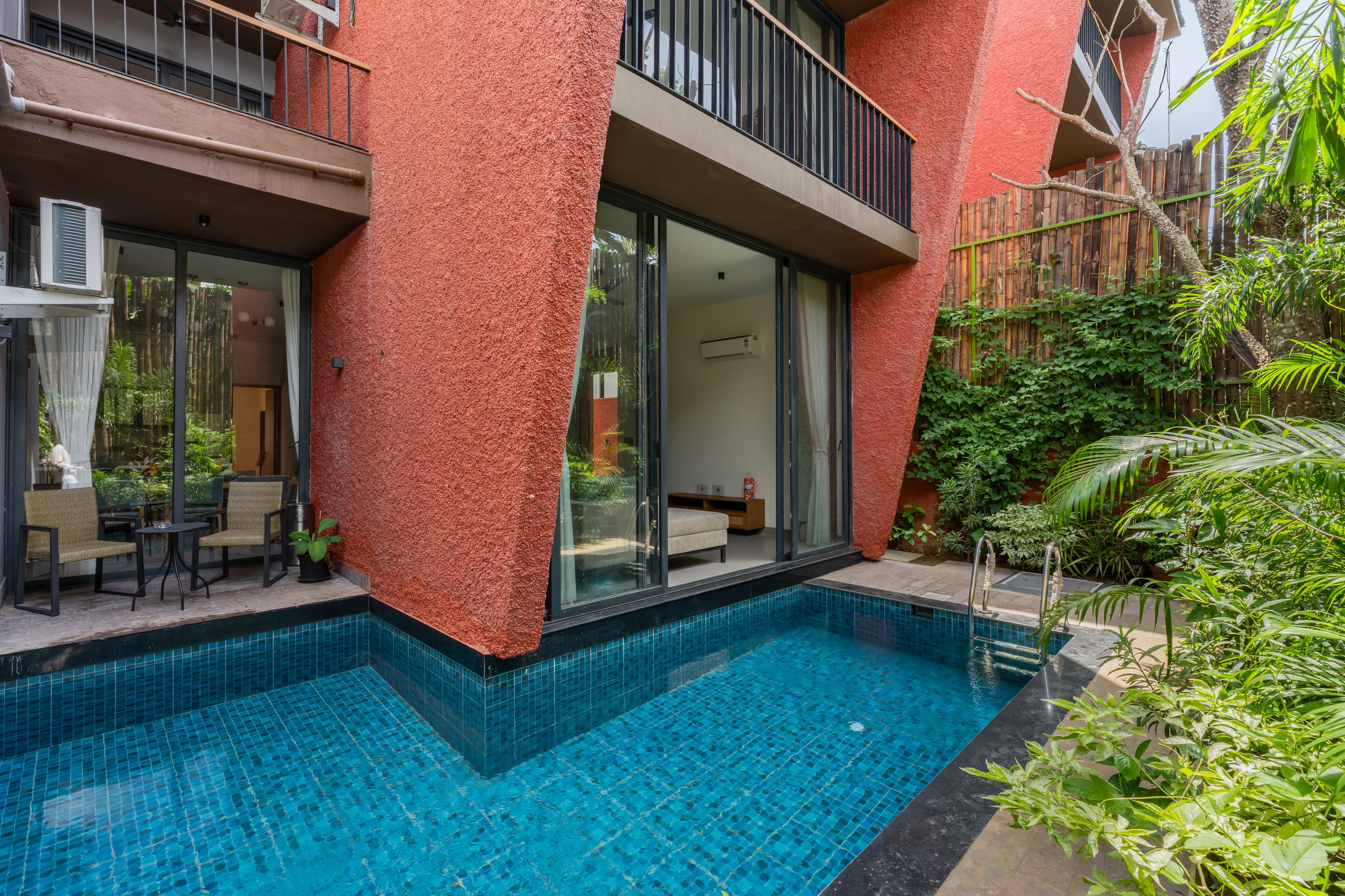 ELIVAAS Signature Coco Baia 3 BHK Villa with Pvt Pool & Terrace - Tap to explore photos