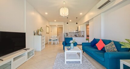 tisyastays | Serene 2BHK Apartment with Infinity Pool, 5mins to beach Room Type - tisyastays | Serene 2BHK Apartment with Infinity Pool, 5mins to beach