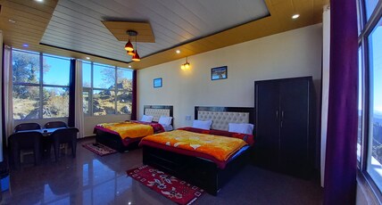 Hotel Burans Valley View Room Type - Four Bed Family Room (2 Double Bed Room)