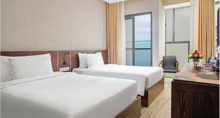 Emerald Bay Hotel and Spa Nha Trang Room Type - Executive Twin Partial SeaView With Balcony Emerald Bay Hotel and Spa Nha Trang Room Type - Executive Twin Partial SeaView With Balcony