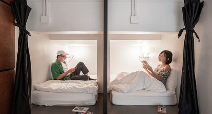 Book a Bed Poshtel Room Type - 4 Bed Poolside Private Room