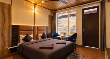 Young Monk Hostel Bhagsu,Mcleodganj Room Type - Deluxe Double Room With Balcony
