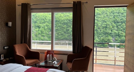 Daandikaanthi Hotel (100 Metre Walking From Maa Dhari Devi Temple Gate) Room Type - River View Deluxe Room ( Upper Floor, Balcony, Panoramic River View) Daandikaanthi Hotel (100 Metre Walking From Maa Dhari Devi Temple Gate) Room Type - River View Deluxe Room ( Upper Floor, Balcony, Panoramic River View)