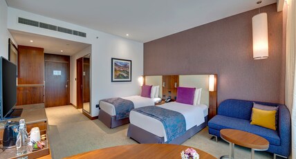 Crowne Plaza Muscat OCEC Room Type - 2 Twin Premium Mountain View Lounge Access Crowne Plaza Muscat OCEC Room Type - 2 Twin Premium Mountain View Lounge Access