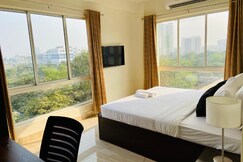 BluO Lake Facing 1BHK NewTown, Terrace Garden, Gym