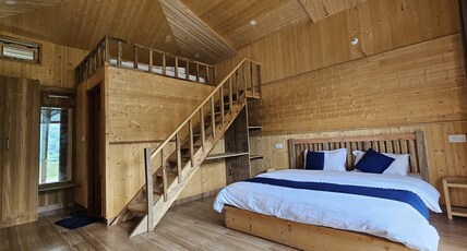 The Himalayan Monarch Room Type - Loft Family Room | King Bed +  Mattress | The Himalayan Monarch Resort