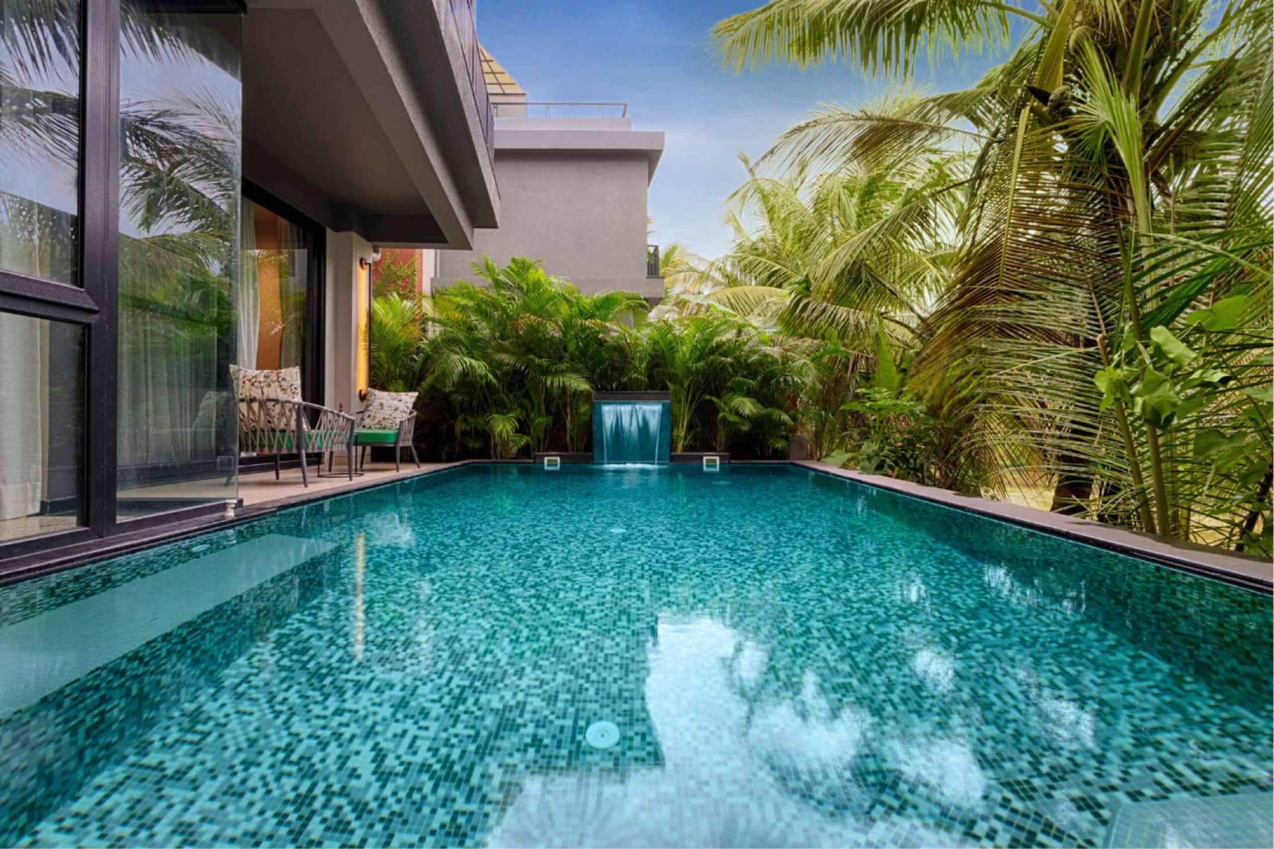 Evermore Villa 8BHK Luxury Pool Stay Nagoa - Tap to explore photos
